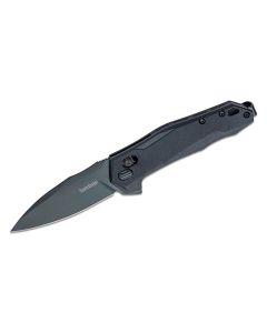 KER2041 image(3) - Kershaw Monitor Manual Open DuraLock Spear Point Blade EDC Folding Pocket Knife - Black