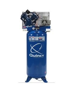 QAC251CS80VCB23 image(0) - Quincy Compressors 5 HP 80 Gallon Two-Stage Vertical 230V 1PH PRO Air Compressor - Model 451CS80VCB