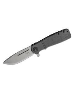 CRKK252GXP image(3) - CRKT (Columbia River Knife) Homefront 12C27 Bead Blast Plain Blade Assisted Folding Knife with Liner Lock Aluminum Handle - Green