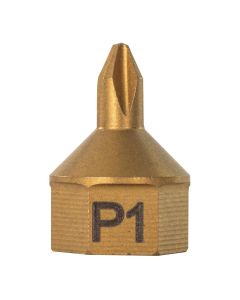 MAY16105 image(0) - Mayhew No. 1 Phillips&reg; Dual Drive Bit, 7/16" Drive