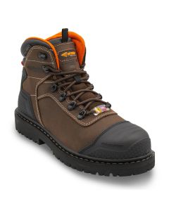 FSIA7382-10D image(0) - Avenger Work Boots Hammer MAX Mid - Internal MET - Men's - CN|EH|PR|WP|Mt|HR|SR|B&W - Brown - Size: 10 - D - (Regular)