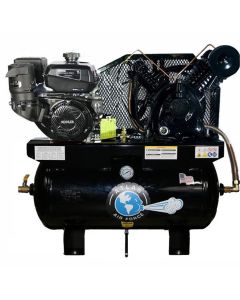 ATEMPAF14G image(0) - Atlas Automotive Equipment Air Force AF14 Gas 14HP 30 Gallon Air Compressor (Will Call)