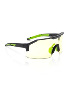 JCK60002 image(0) - Jackson Safety Safety Glasses - MAXVIEW+ Series - Amber Lens - Black Frame - STA-CLEAR Anti-Fog