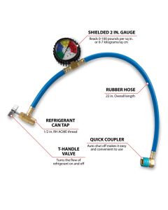 WLMW83139 image(2) - Wilmar Corp. / Performance Tool Recharging Hose And Gauge