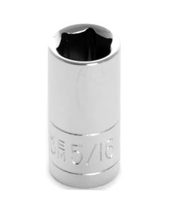 Wilmar Corp. / Performance Tool 1/4'' Dr 6pt Std. Socket 5/16"