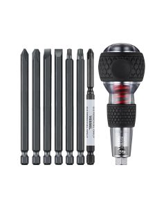 VES238HWB7PU image(1) - Vessel Tools Impact & Out Screwdriver & 7PC Bit Set