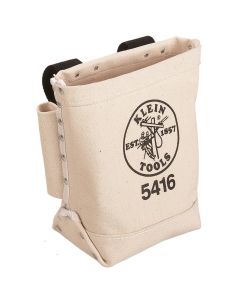 Klein Tools Tool Bag, Bull-Pin and Bolt Pouch, Loop Connect, 5 x 5 x 9-Inch