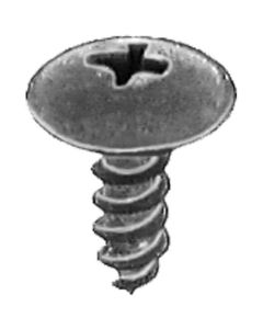 AUVECO 18340 Phillips Truss Head A/AB Point Tapping Screw, M4.8 x 1.6 mm x 14 mm Dia Head x 15 mm, Black Phosphate