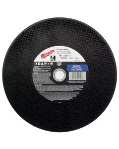 MLW49-94-1410 image(1) - Milwaukee Tool 14" x 3/32" x 1" Cut-Off Wheel (Type 1)