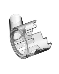 DWTDCE555DC image(1) - DEWALT Dust Shroud Attachment for Drywall Cut-Out Tools