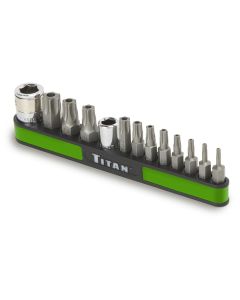 TIT16113 image(1) - TITAN 13-PC TAMPER RESISTANT TORX BIT SET