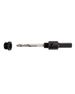 KLE31905 image(0) - Klein Tools Hole Saw Arbor with Adapter, 3/8-Inch