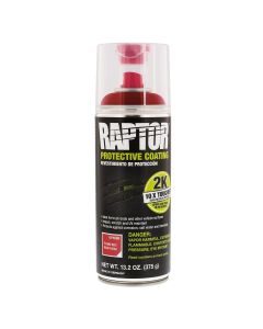 UPO4886 image(0) - U Pol Products RAPTOR UP4886 2K Bedliner Aerosol, 13.2 oz Aerosol Can, Flame Red, 14.5 sq-ft Coverage