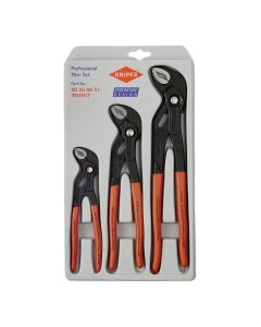 KNP3X87 image(1) - KNIPEX 3 Pc. Cobra Plier Set 7", 10", 12"