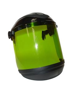 Sellstrom Sellstrom- Face Shield - 312 Series - 8" x 15" x 0.60" Window - ArcFlash- Universal Hard Hat Adapter Headgear - Dual Crown