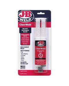 JBW50112 image(1) - J B Weld J-B Weld 50112 ClearWeld 5 Minute Epoxy Compound  - 5 ml.