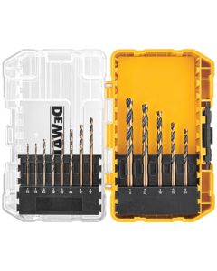 DEWALT Black Oxide Drill Bit Set With Pilot Point, 13-Piece