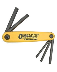 BND12585 image(0) - Bondhus Corp. 5pc Set Fold-up 3/16-3/8