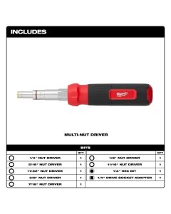 MLW48-22-2920 image(3) - Milwaukee Tool Multi-Nut Driver