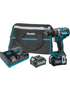 MAKGPH02D image(0) - Makita 40V max XGT&reg; Compact Brushless Cordless 1/2" Hammer Driver-Drill Kit (2.5Ah)