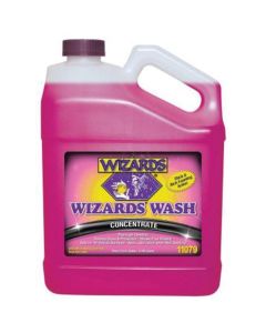 WZP11079 image(0) - Wizards Products 11079 Super Concentrated Car Wash, 1 gal Can, Translucent Pink, Liquid