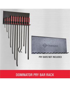 Mayhew 12-PC PRY BAR RACK WALL HOOK MOUNT