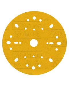 MMM09289 image(0) - 3M  Hookit Gold Abrasive Disc 09289, 500, 6-inch (150mm), Dust-Free