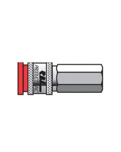 RBL611 image(0) - RBL Products Cock 'n Lock 611 Euro-Style/M-Style Coupler, 1/4 in, FNPT