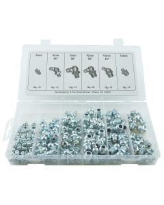 K Tool International 140 Piece Metric Grease Fitting Assortment