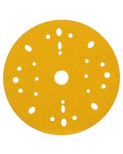 3M  Hookit Gold Abrasive Disc 09281, 80D, 6-inch (150mm), Dust-Free