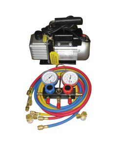 FJCKIT6 image(2) - FJC VACUUM PUMP AND GAUGE SET