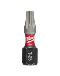 MLW48-32-4136 image(0) - Milwaukee Tool SHOCKWAVE Insert Bit Torx T25 (25 Pk)