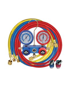 Mastercool GAUG SET A/C 134a ALUM 72" W/QUK COUPLERS