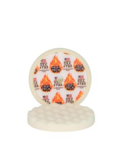 High Teck Products 723 Compounding Pad, 8 in Dia x 1 in in THK, White, Open Cell Foam