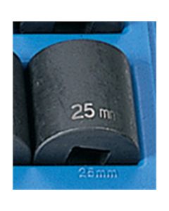 Grey Pneumatic SOC 25MM 1/2D IMP 6PT