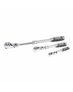J S Products (steelman) 3pc Ext. Flex Head Ratchet Set
