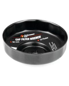 WLMW54113 image(0) - Wilmar Corp. / Performance Tool Filter Cap Wrench 90mm 15 Flute Bulk