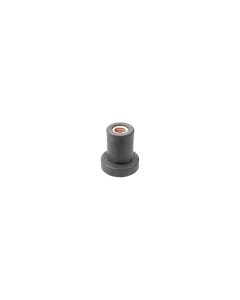 AVC13010 image(0) - AUVECO 13010 Well Nut, 1/4 in - 20 TPI Screw x 0.829 in OAL, Neoprene
