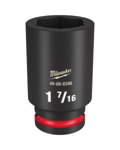 Milwaukee Tool SHOCKWAVE Impact Duty  3/4"Drive 1-7/16" Deep 6 Point Socket
