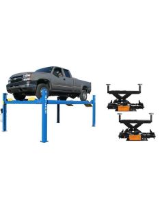 ATEATTD-412-COMBO image(0) - Atlas Equipment 412 12,000 lb. 4-Post Lift + RJ6 Rolling Jacks Combo (WILL CALL)