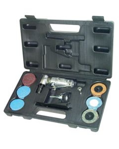 CPT875K image(2) - Chicago Pneumatic GRINDER AIR MINI ANGLE W/12 2" DISCS & CASE