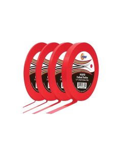 Distribution ProBand 48480 Fine Line Tape, 60 yd L x 1/8 in W, Stabilized Polymer Film, Red
