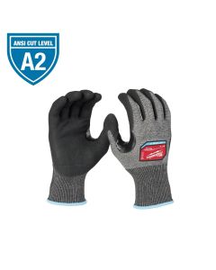 MLW48-73-7120 image(0) - Milwaukee Tool Cut Level 2 High-Dexterity Coated Nitrile Dipped Gloves - S