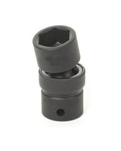 Grey Pneumatic 1/2" Drive x 18mm Standard Universal- 12 Point Socket - Black