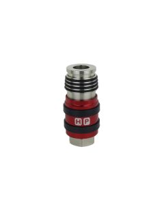 MIL1758 image(0) - Milton Industries 3/8-inch Safety Exhaust Coupler, 3/8-inch FNPT