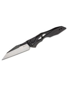 KER7650 image(2) - Kershaw Launch 13 Automatic Push-Button Lock Wharncliffe Blade EDC Folding Knife - Gray - $1000 Min Vendor Direct Auto Knives Only. Cannot Ship to CA, CT, DE, MN. Contact Sales Rep.