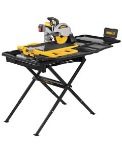 DWTD36000S image(1) - DEWALT Wet Tile Saw with Stand, High Capacity, 10 in.