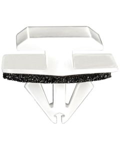 AVC21198 image(0) - AUVECO 21198 Door Cladding Molding Clip, (15 x 20 mm Top x 20 x 24 mm Bottom) Head, Nylon, White
