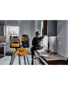 DWTDCLE34020GB image(0) - DEWALT 20V MAX* XR Cordless Cross Line Green Laser (Tool Only)