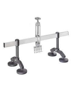 H&S AutoShot UNI-1092 Bridge Puller 34-inch Aluminum Bar, 6-Finger Claw Hand Wheel Adjust with Swivel Feet